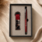 Personalised Pen & Keychain Gift Set – Custom Laser Engraved