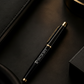 Premium Black & Gold Pen – Custom Laser Engraved