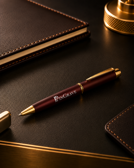 Burgundy Executive Pen – Custom Laser Engraved